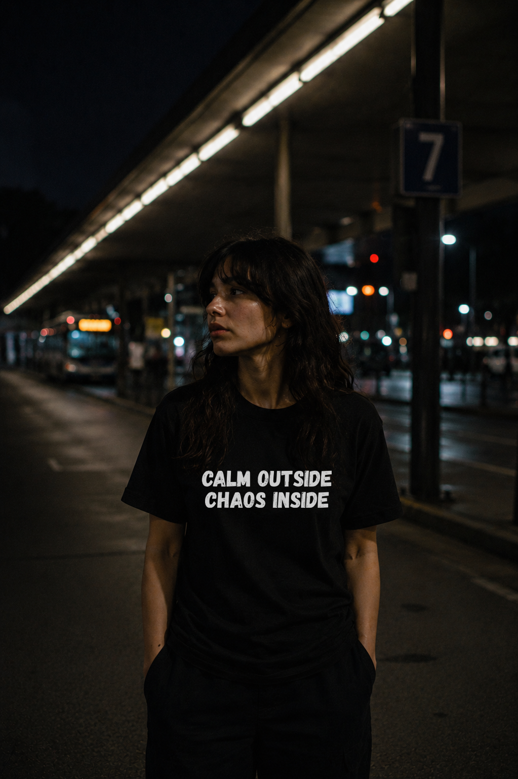 Calm Outside Chaos Inside Shirt