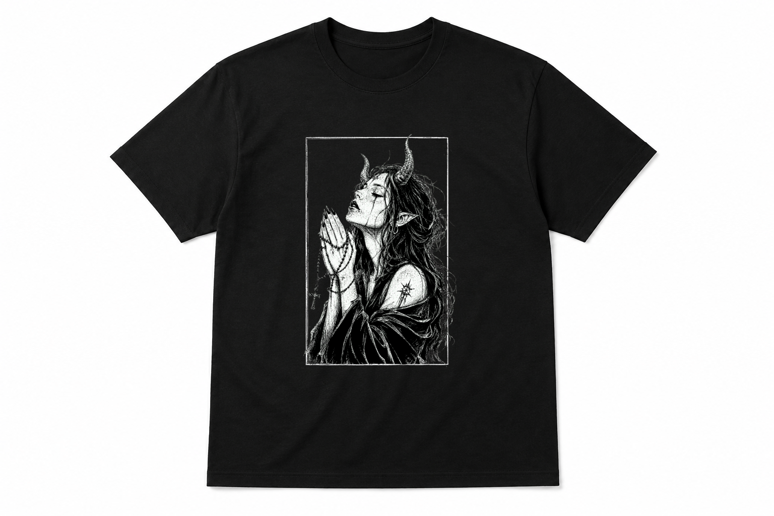 Demon praying T-Shirt